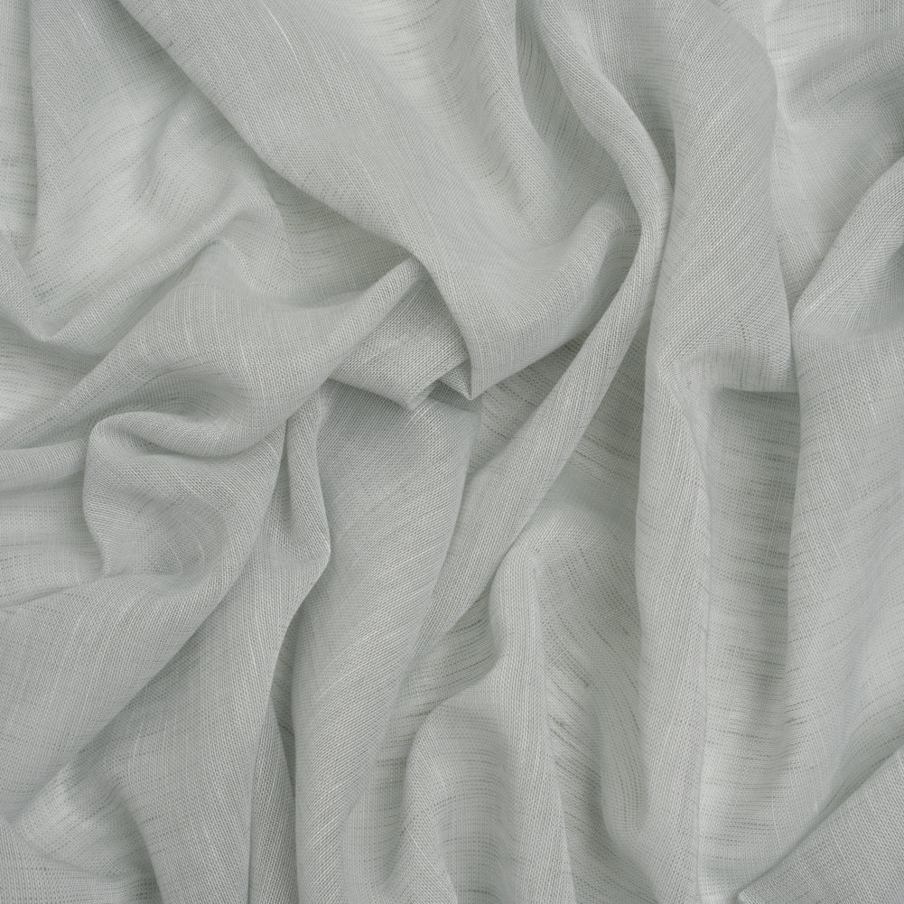 Crisp Linen Blend Drapery Sheers 122" - Mist - British Imported
