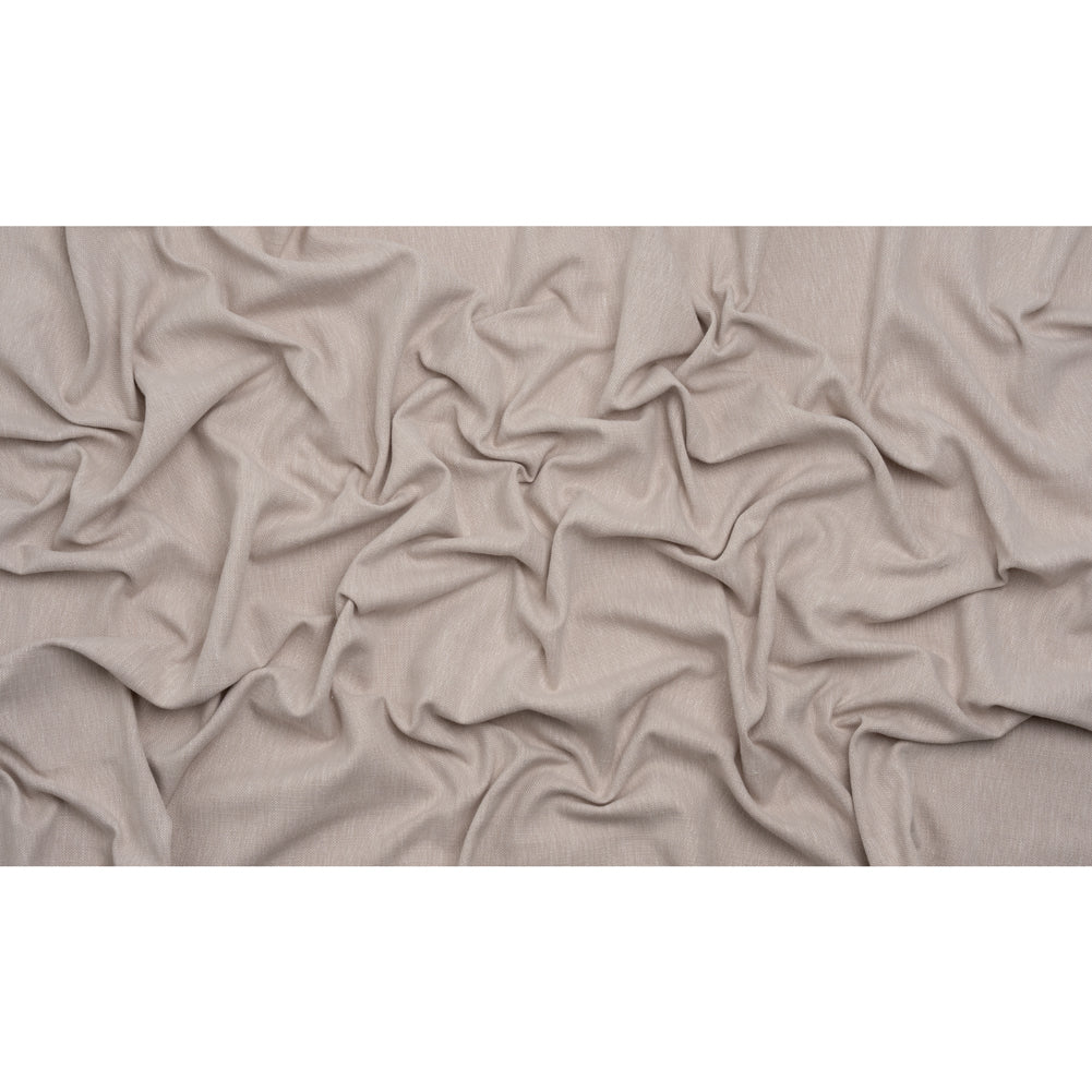 Linen Look Recycled Polyester and Cotton Woven - Shell - British Imported