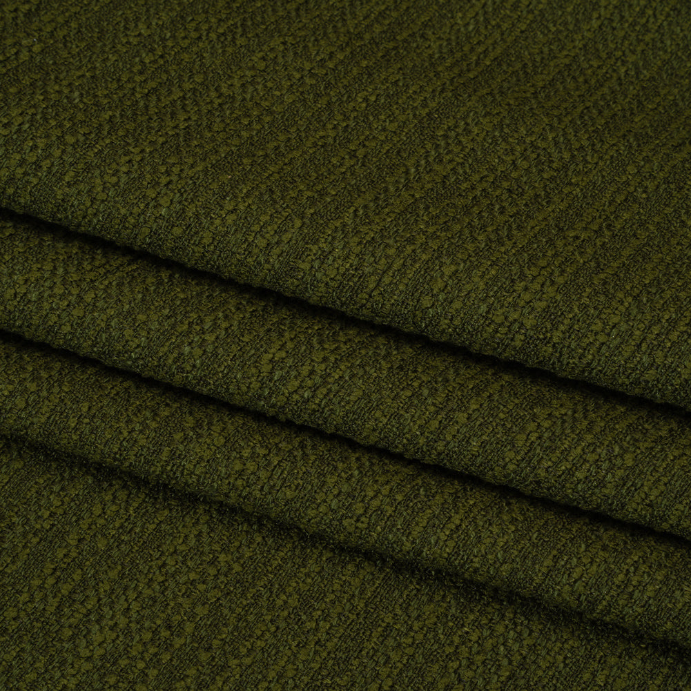 Textured Recycled Polyester Woven - Bottle Boucle Stripes - British Imported