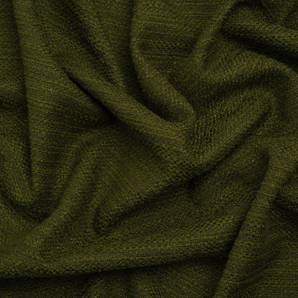 Textured Recycled Polyester Woven - Bottle Boucle Stripes - British Imported