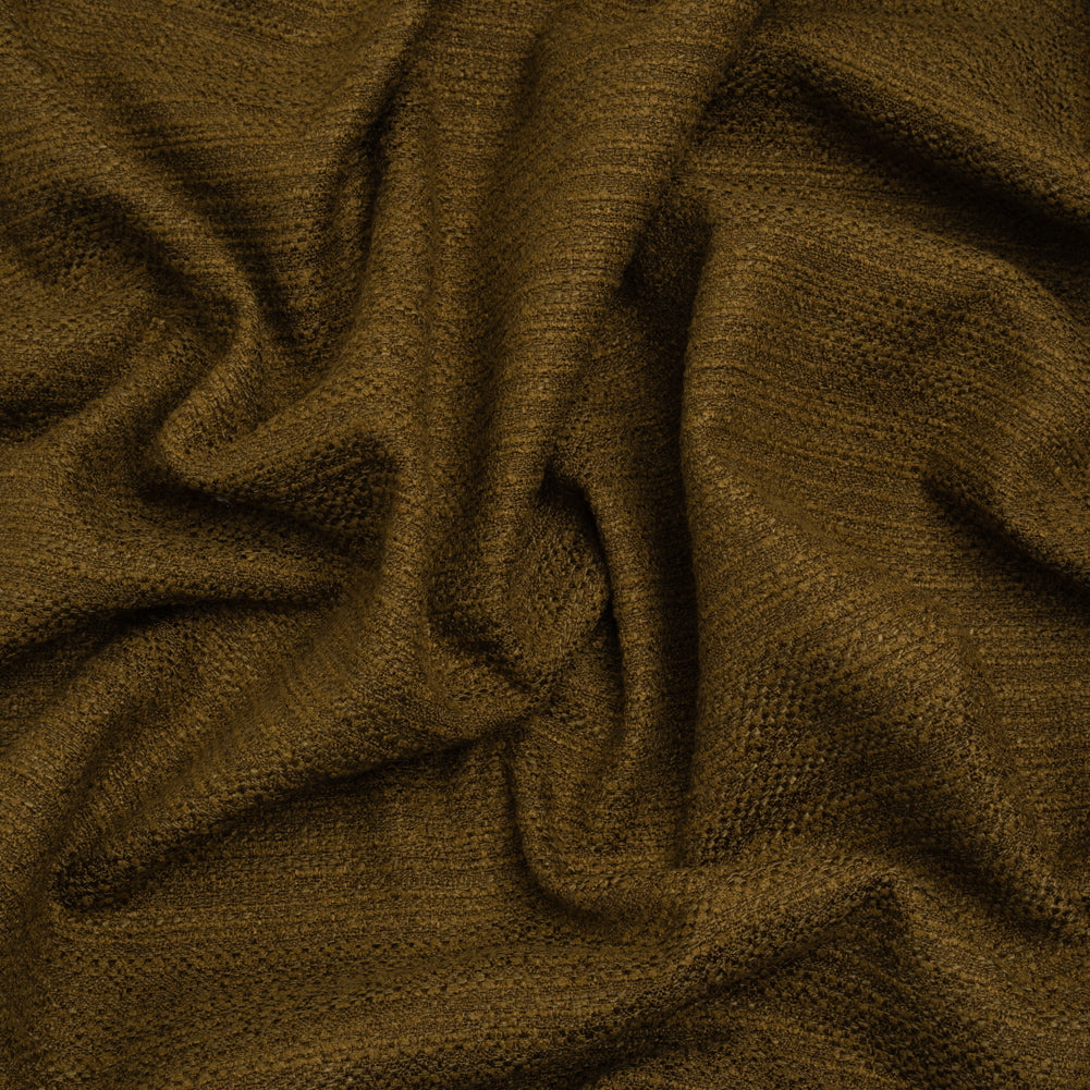 Textured Recycled Polyester Woven - Caper Boucle Stripes - British Imported
