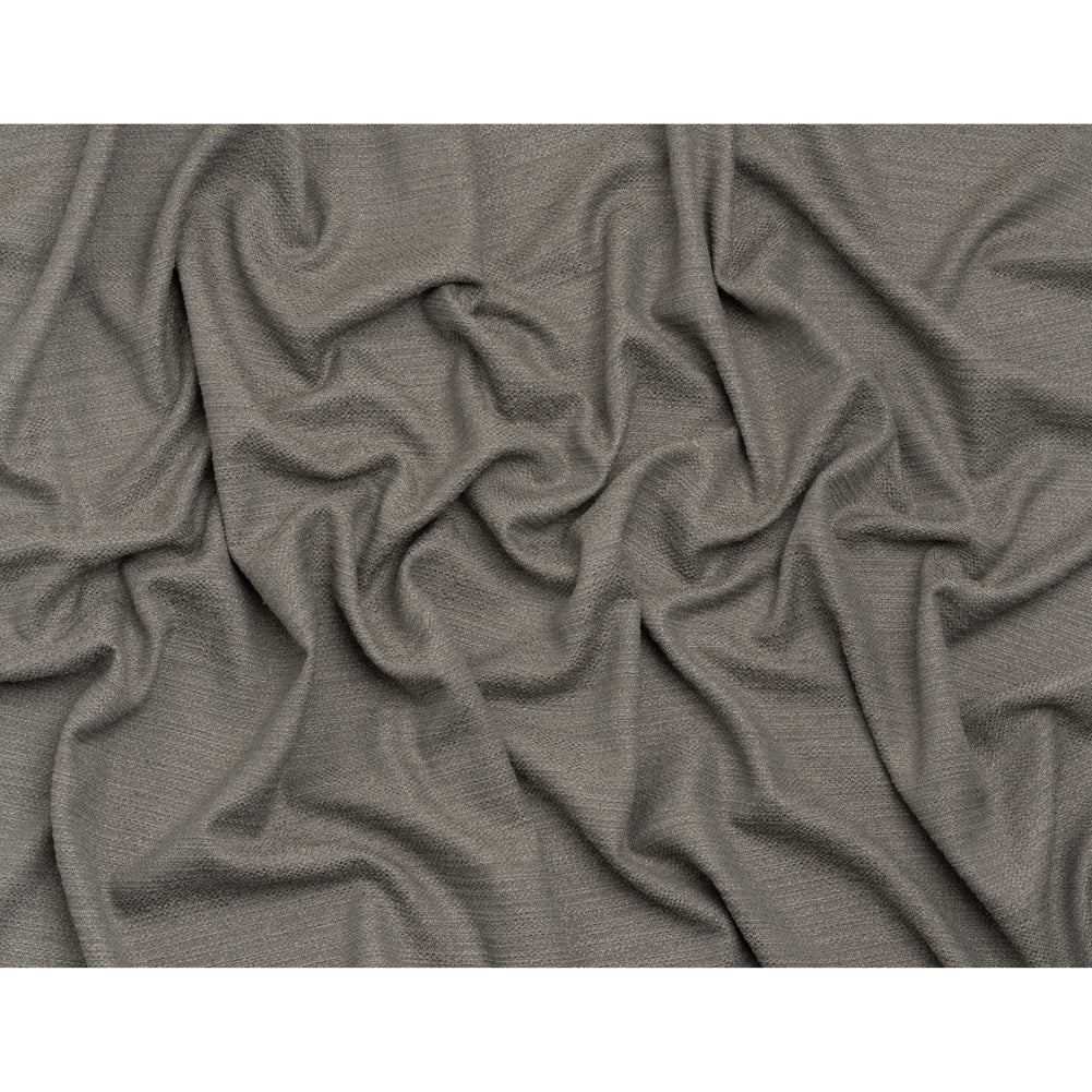 Textured Recycled Polyester Woven - Granite Boucle Stripes - British Imported
