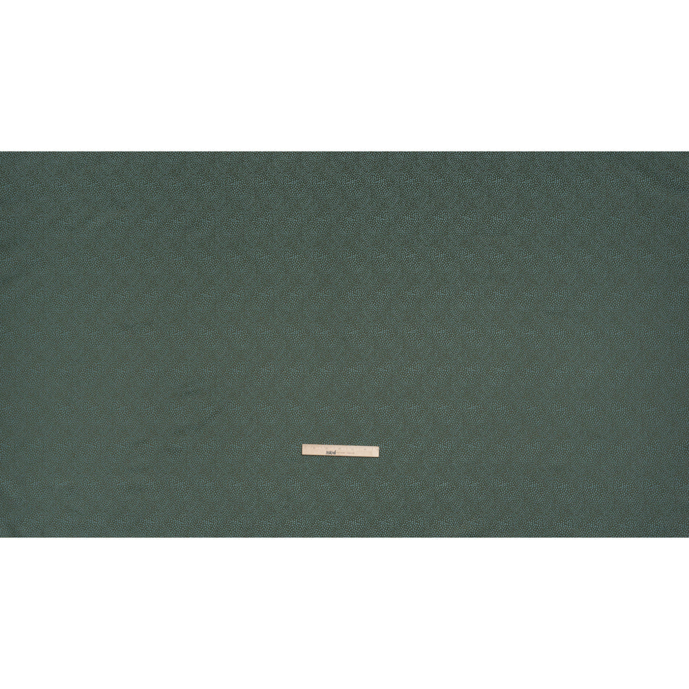 Recycled Polyester Jacquard - Juniper Little All-Over Spots - British Imported