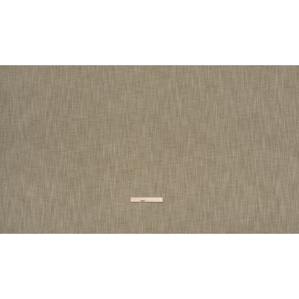 Recycled Polyester Home Decor Twill - Olive Herringbone - British Imported