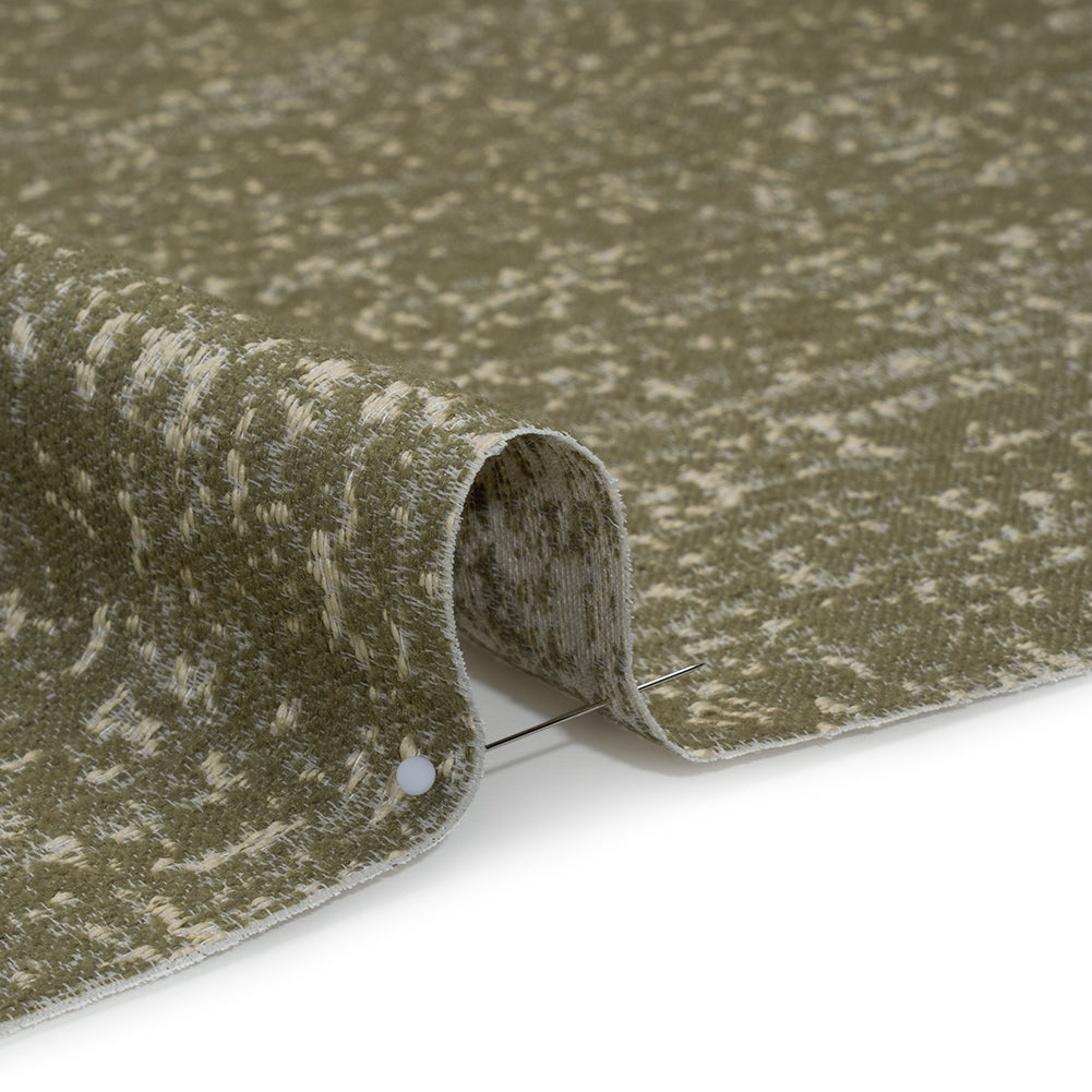 Home Decor Jacquard - Moss Abstract Textures - British Imported