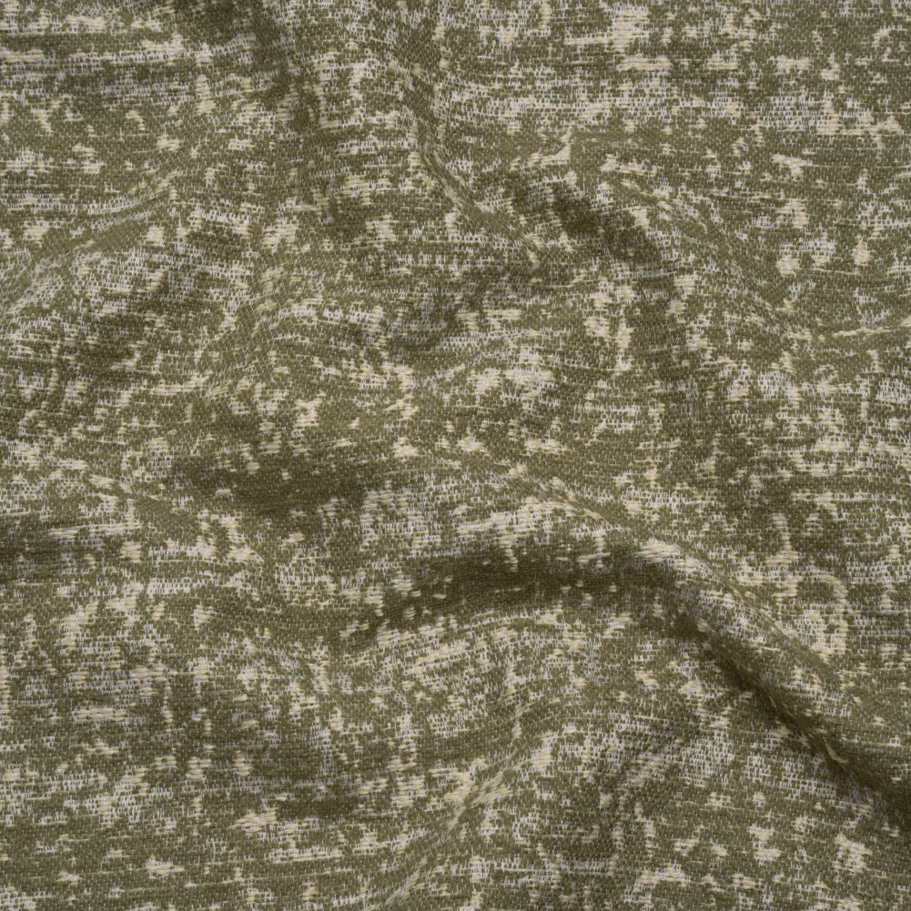 Home Decor Jacquard - Moss Abstract Textures - British Imported