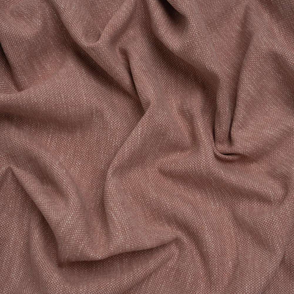 Slubbed Recycled Polyester Home Decor Woven - Blush Heathered - British Imported