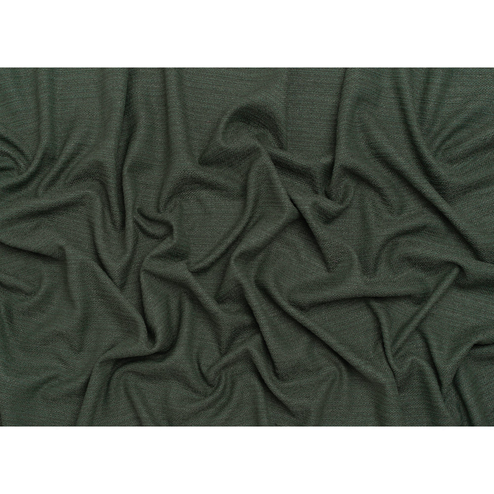 Recycled Polyester Slubbed Boucle Woven - Kingfisher - British Imported