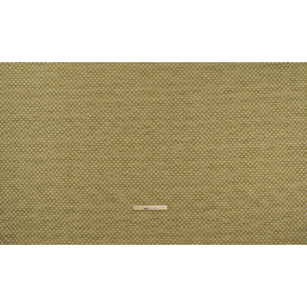 Polyester Boucle Home Decor Jacquard - Leaf Plus Signs - British Imported