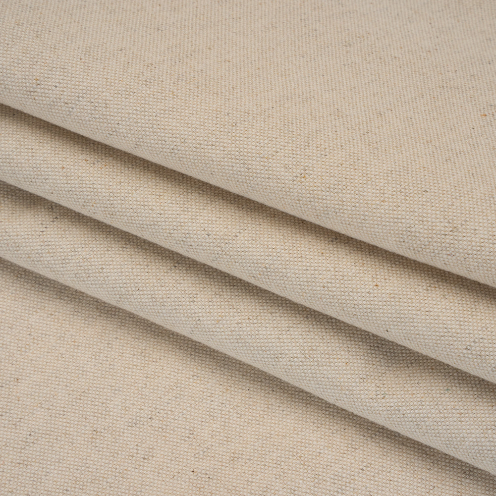Double Wide Brushed Cotton and Linen Woven - Linen - British Imported
