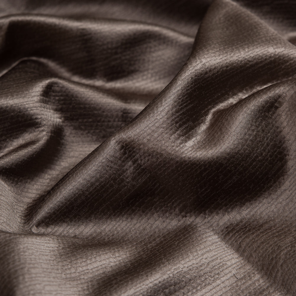 Luminous Textural Polyester Woven - Vole - British Imported