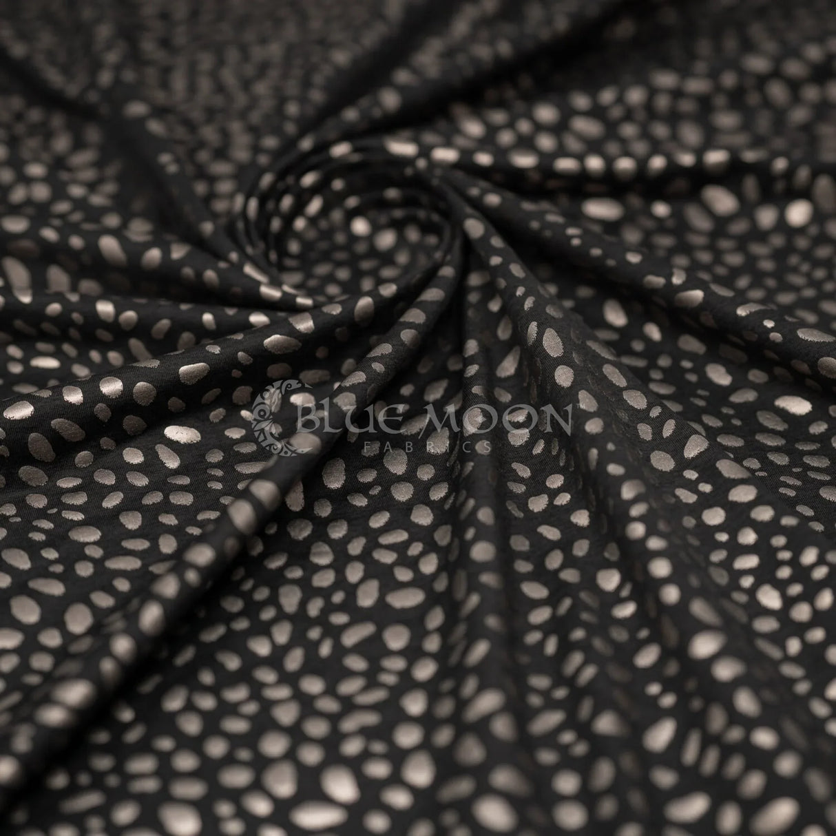 Foiled Spandex Abstract Animal Melange