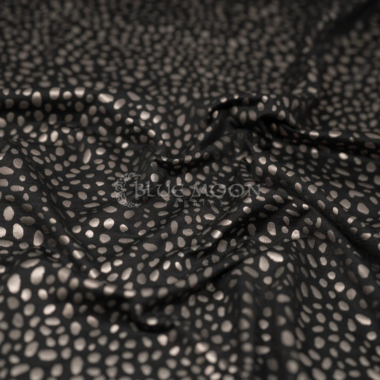 Foiled Spandex Abstract Animal Melange