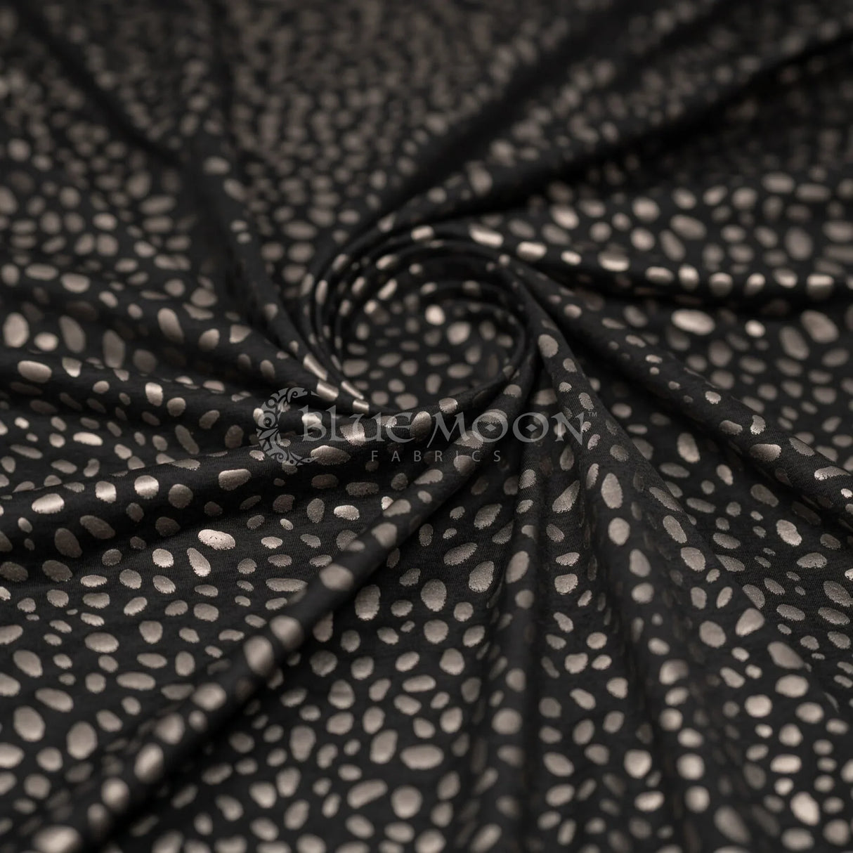 Foiled Spandex Abstract Animal Melange