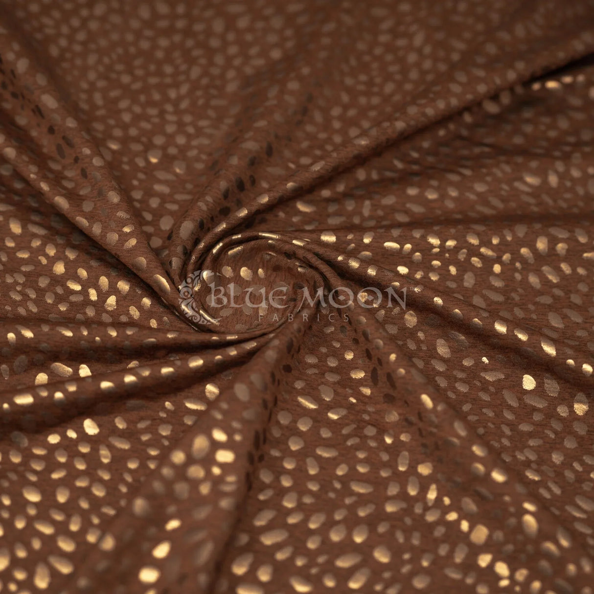 Foiled Spandex Abstract Animal Melange