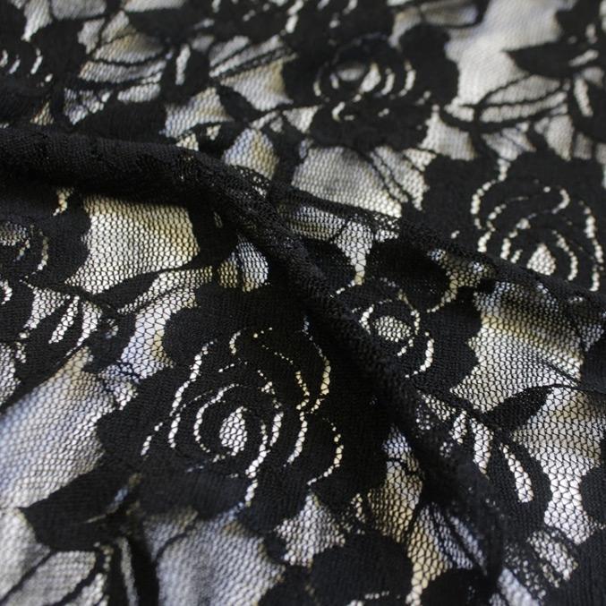 Stretch Lace Floral Fabric