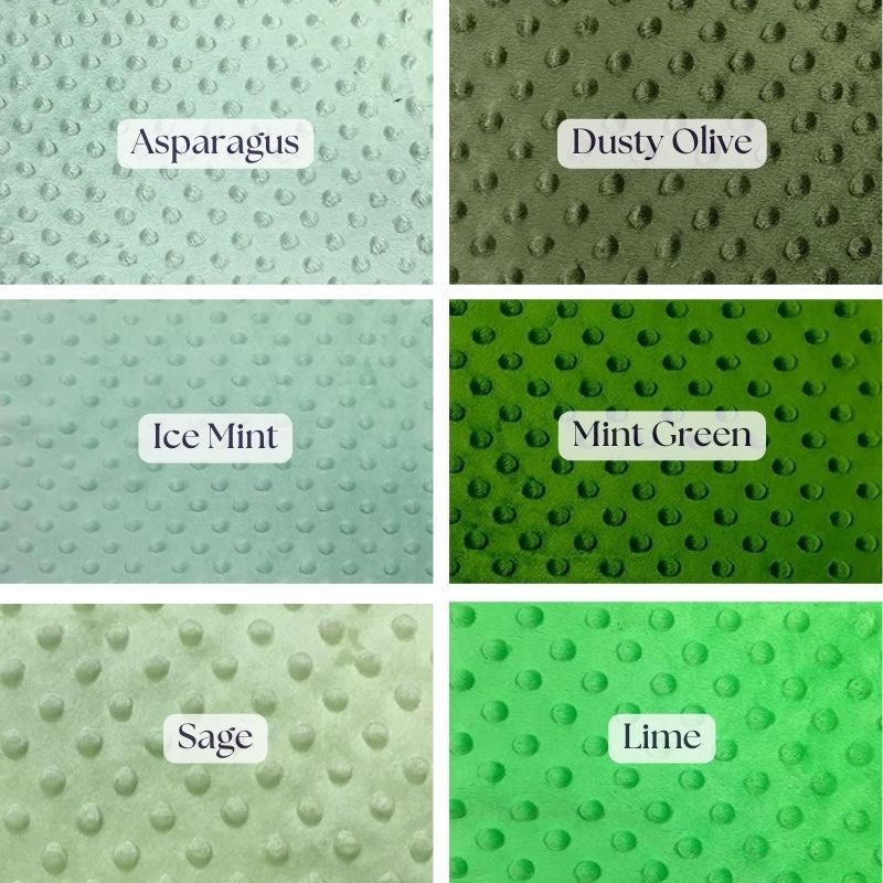 Minky Dot Fleece Fabric - Plush Dimple Texture, 60" Width