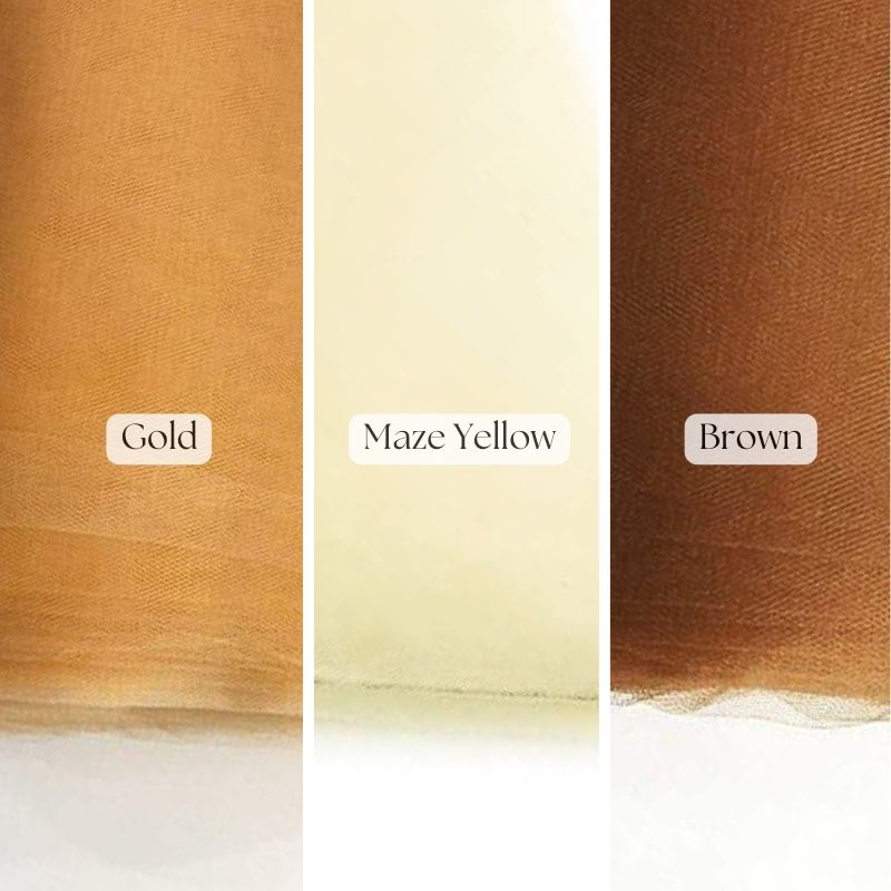 Tulle Bolt Polyester Blend Fabric - Solid, 108" Width, 50 Yards