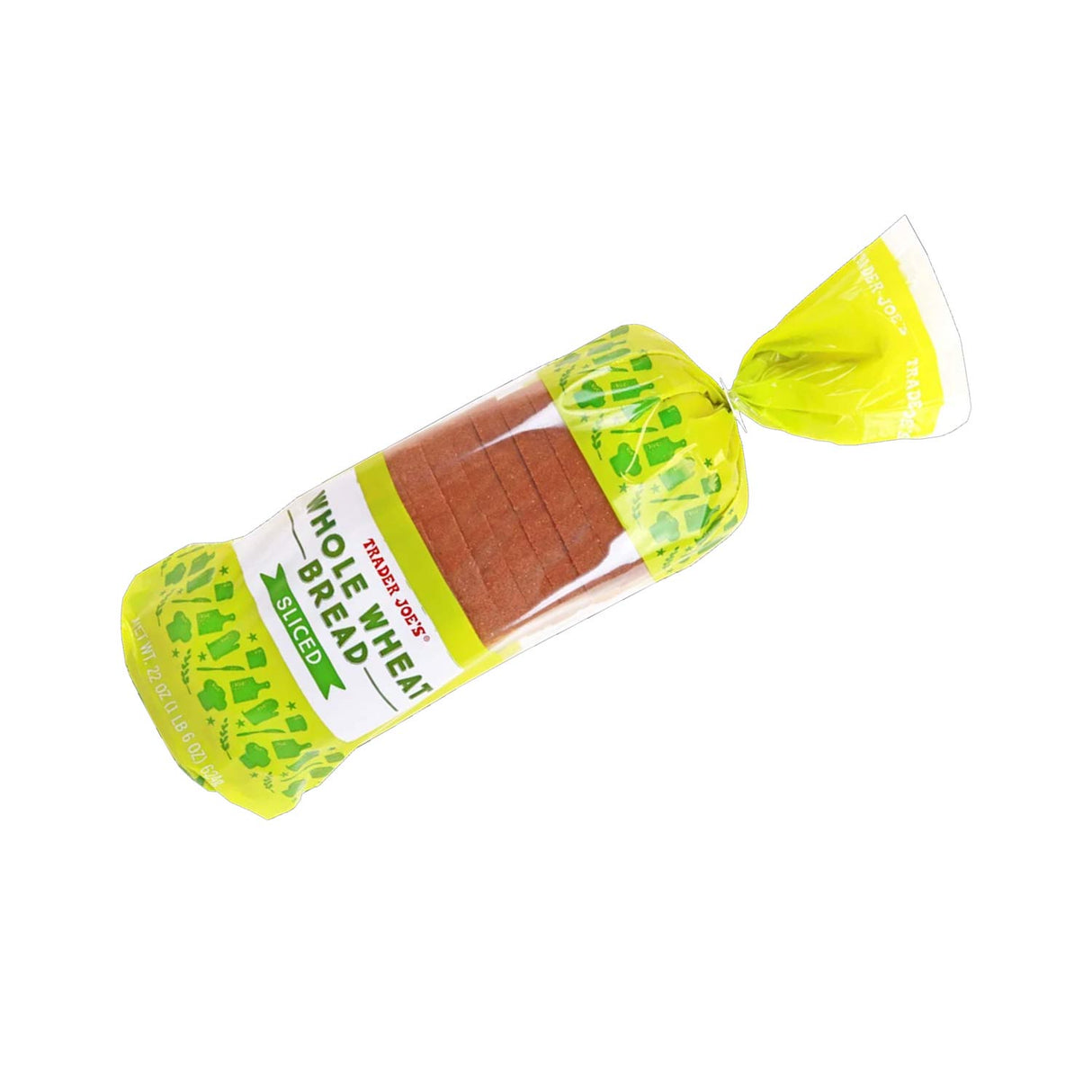 Trader Joe's Nutritious & Fresh Whole Wheat Sliced Bread (22 Oz)