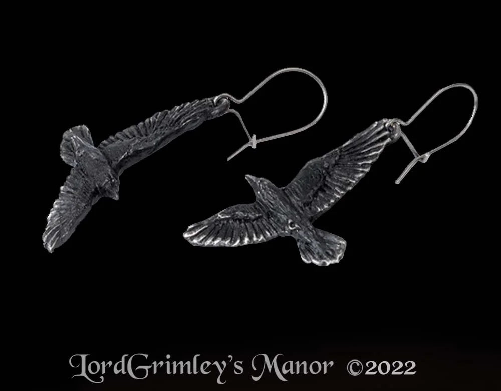 Black Raven - Earrings
