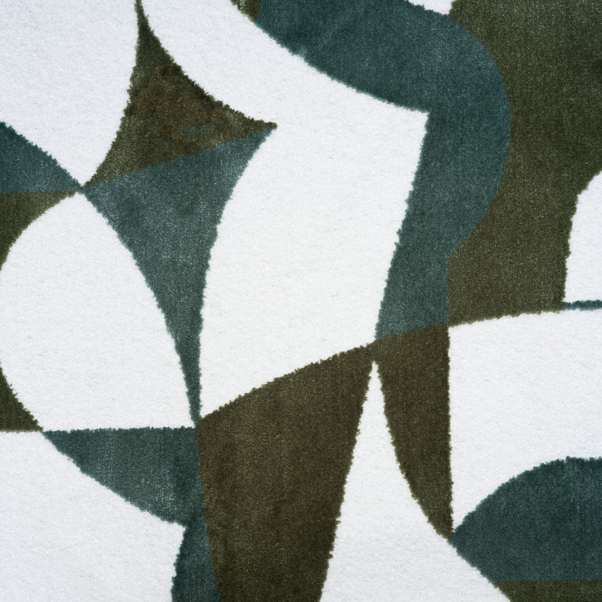 Abstract Cut Velvet Upholstery Fabric by the Yard