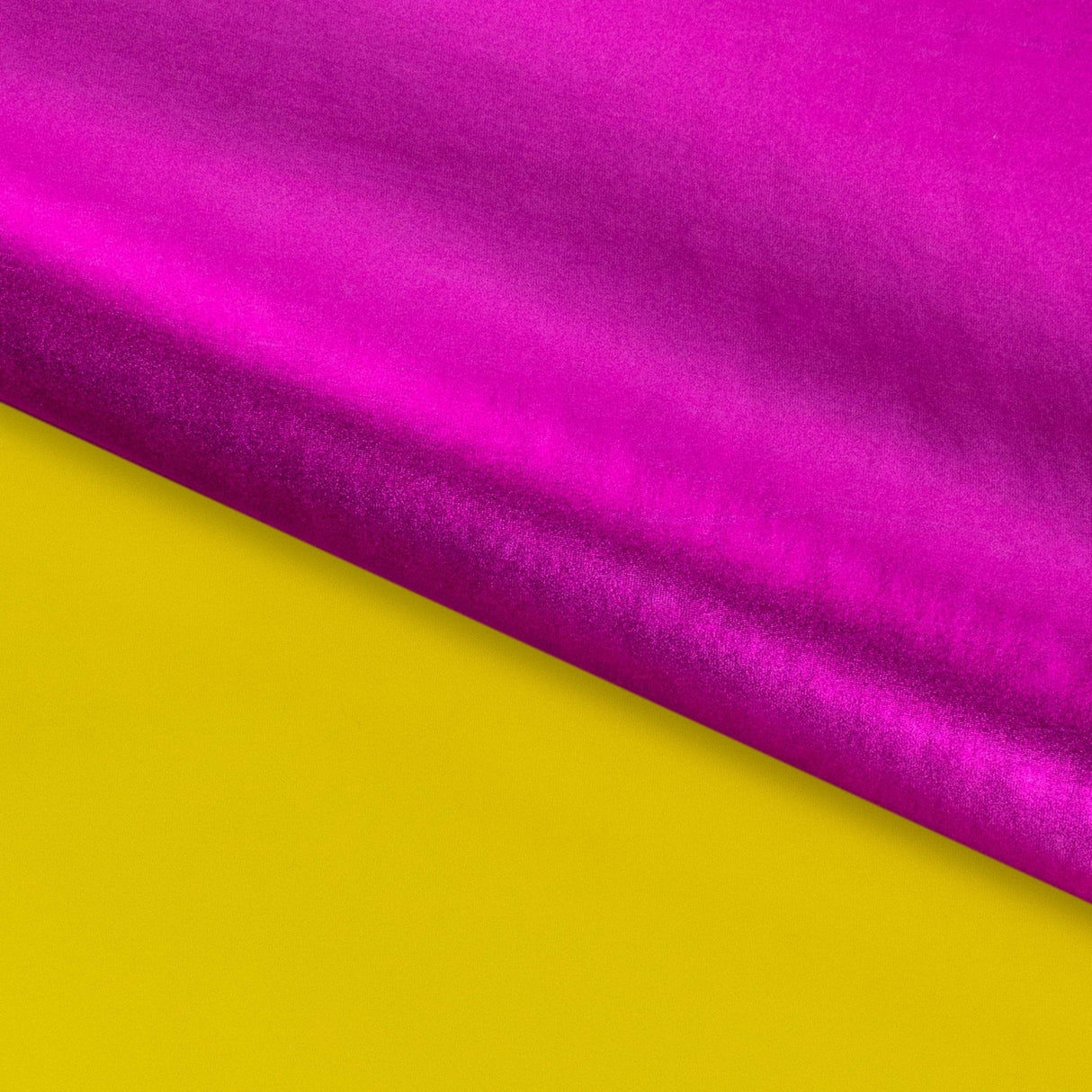 Alloy Foiled Spandex Nylon Spandex Fabric - Neon Coral/Rose Gold, 56" Width (1 Yard)