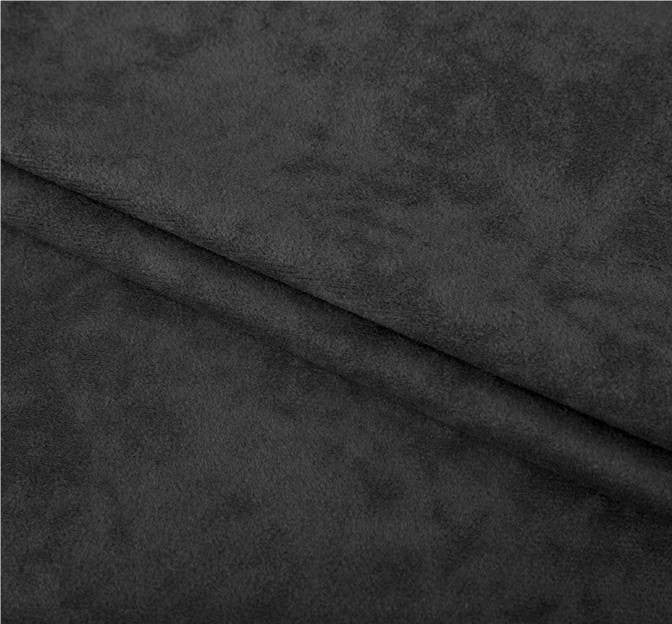 Alova Washed Micro Suede Navy Fabric - Navy, 58/60" Width (1 Yard)