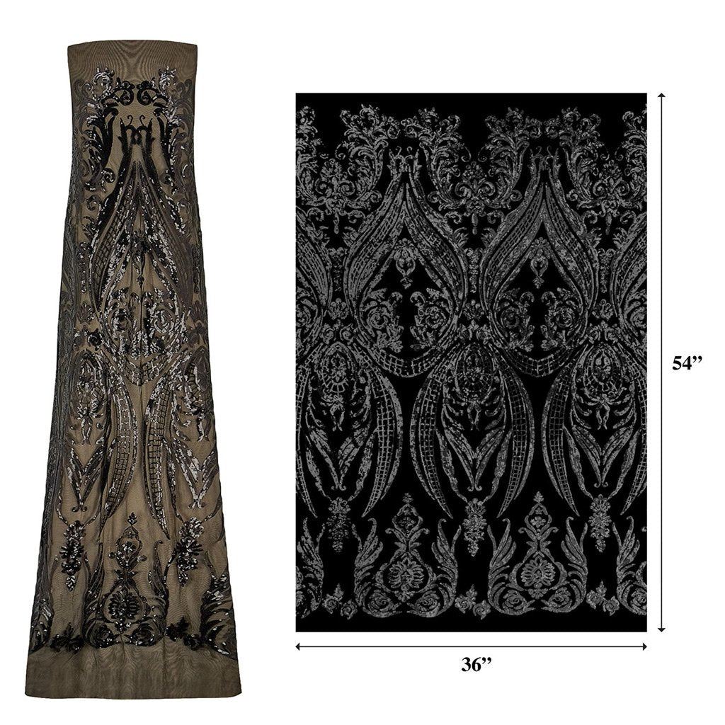 Stretch Mesh Sequin Fabric