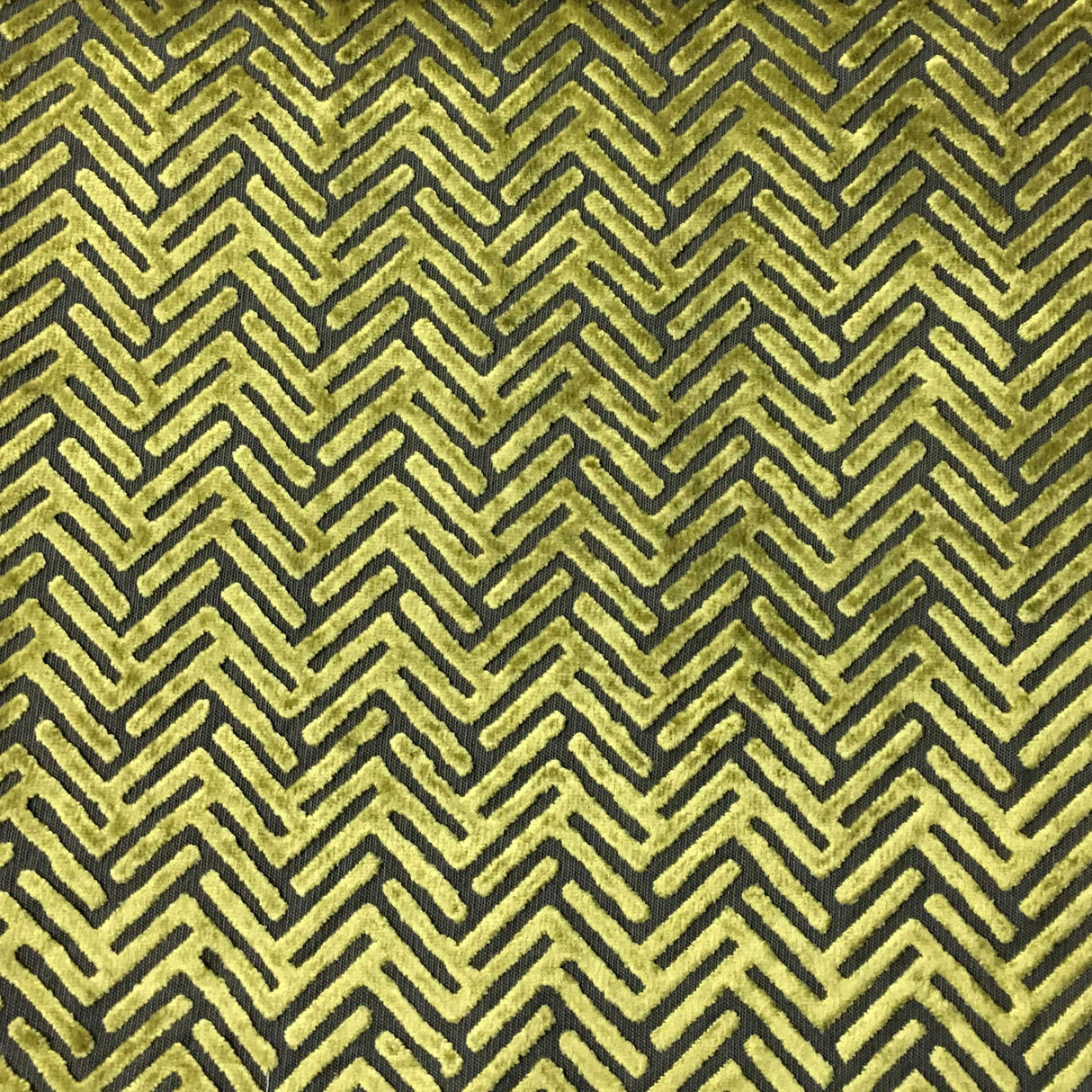 Burnout Velvet Upholstery Fabric Starlet Geometric Arrow Pattern
