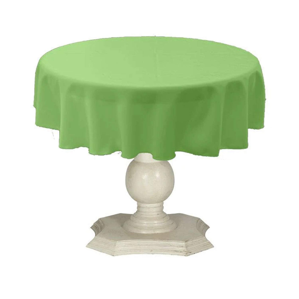 Dull Bridal Satin Fabric - Solid Color, 51" Round (1 Piece)
