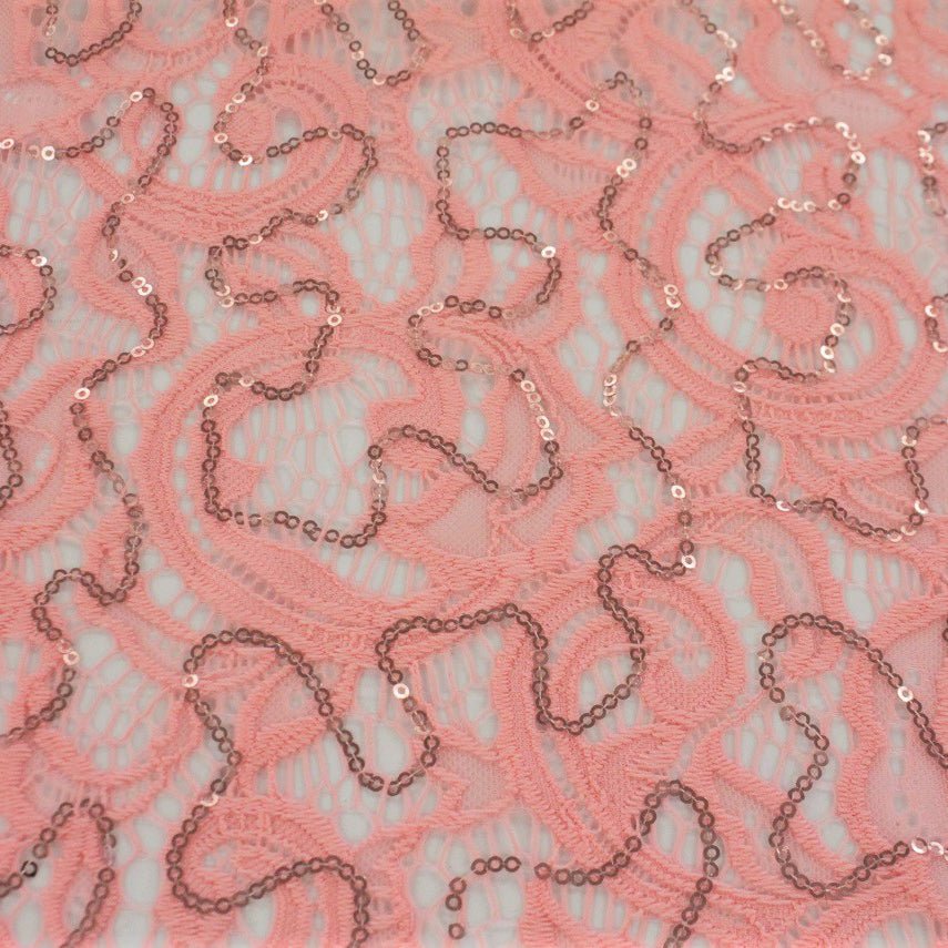 Stretch Lace Sequin Fabric