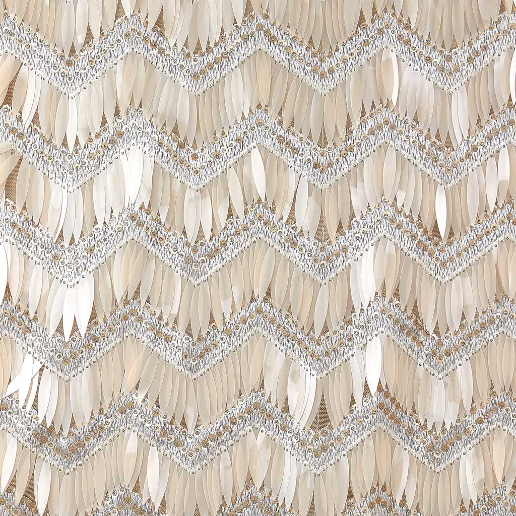 Embroidered Mesh Sequin Fabric