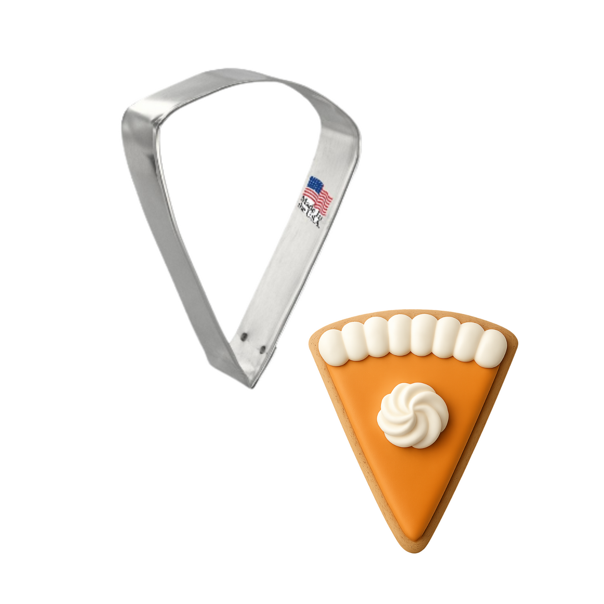 Pie Slice 3.75 in Cookie Cutter B1066