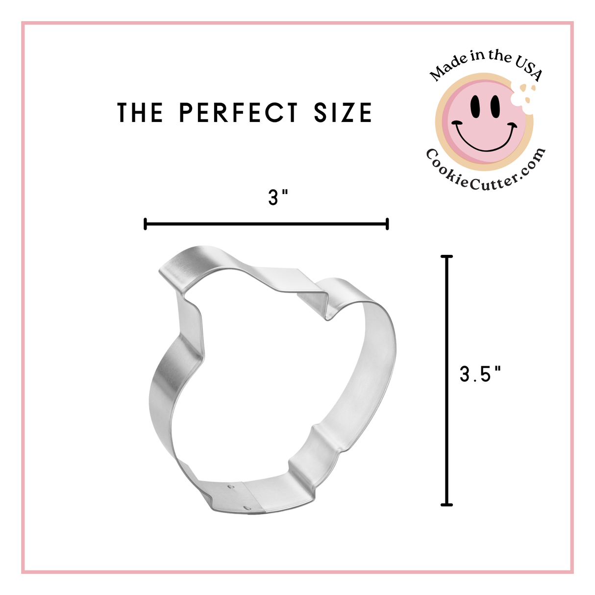 Juice Lemonade Pitcher Cookie Cutter 3.5 in B1137