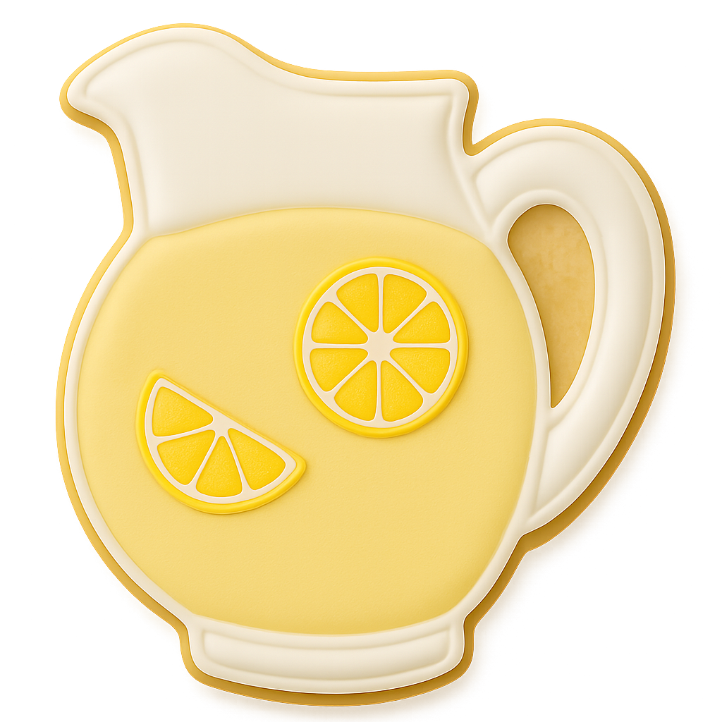 Juice Lemonade Pitcher Cookie Cutter 3.5 in B1137
