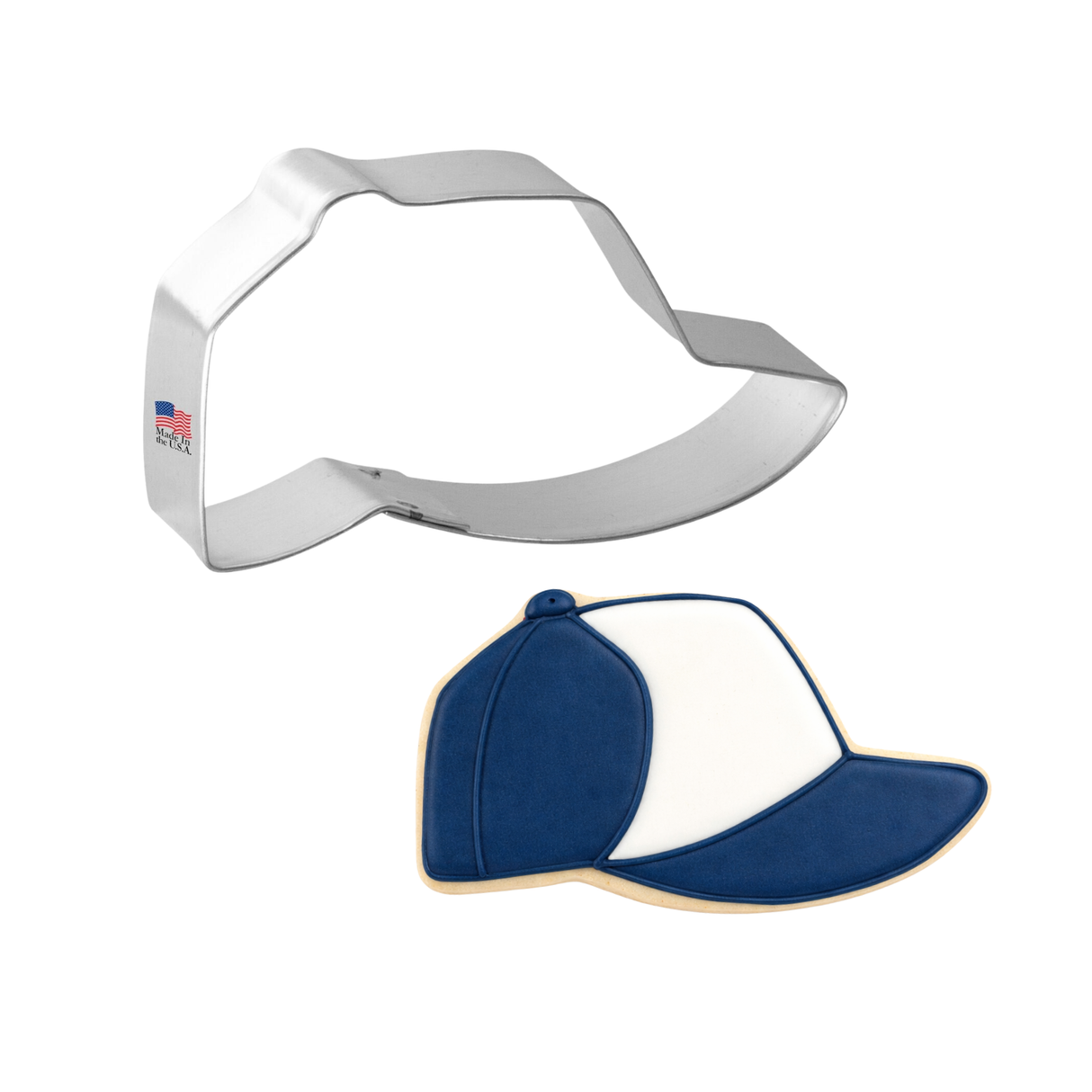 Baseball Cap Cookie Cutter 3.25 in B1235