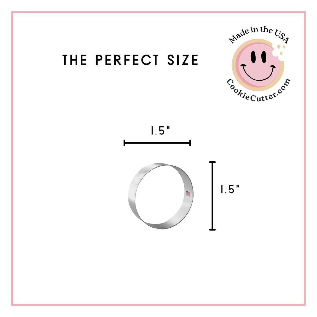 Round Cookie Cutter 1.5 in B1308