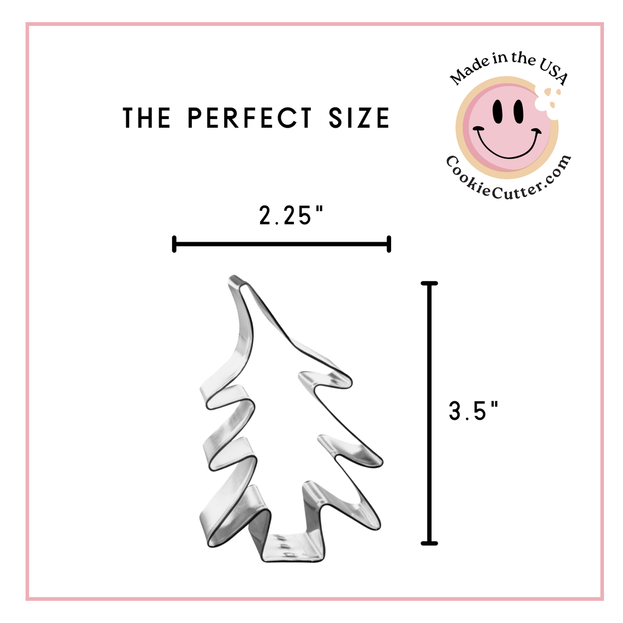 Pine Tree Primitive Cookie Cutter 3.5 in B1330