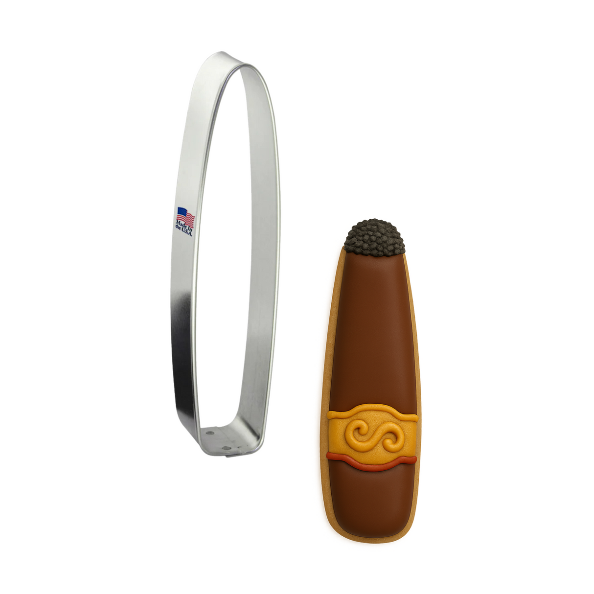 Cigar Cookie Cutter 4.75 in B1334