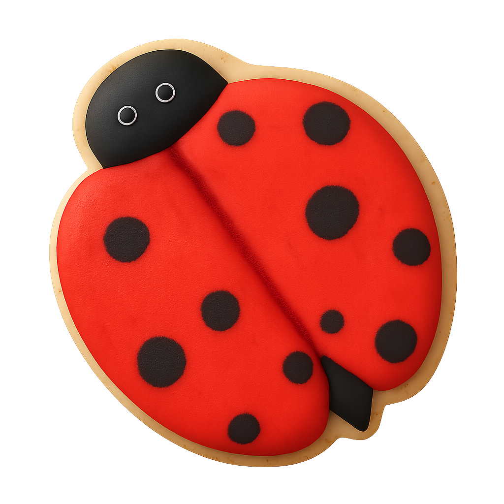 Ladybug Cookie Cutter 3 in B1346