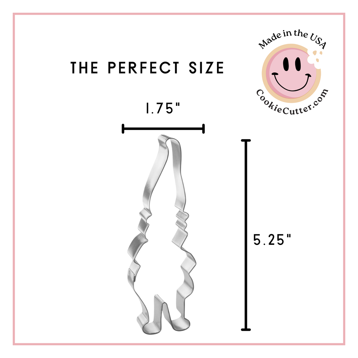 Gnome Elf Cookie Cutter 5.25 in B1368