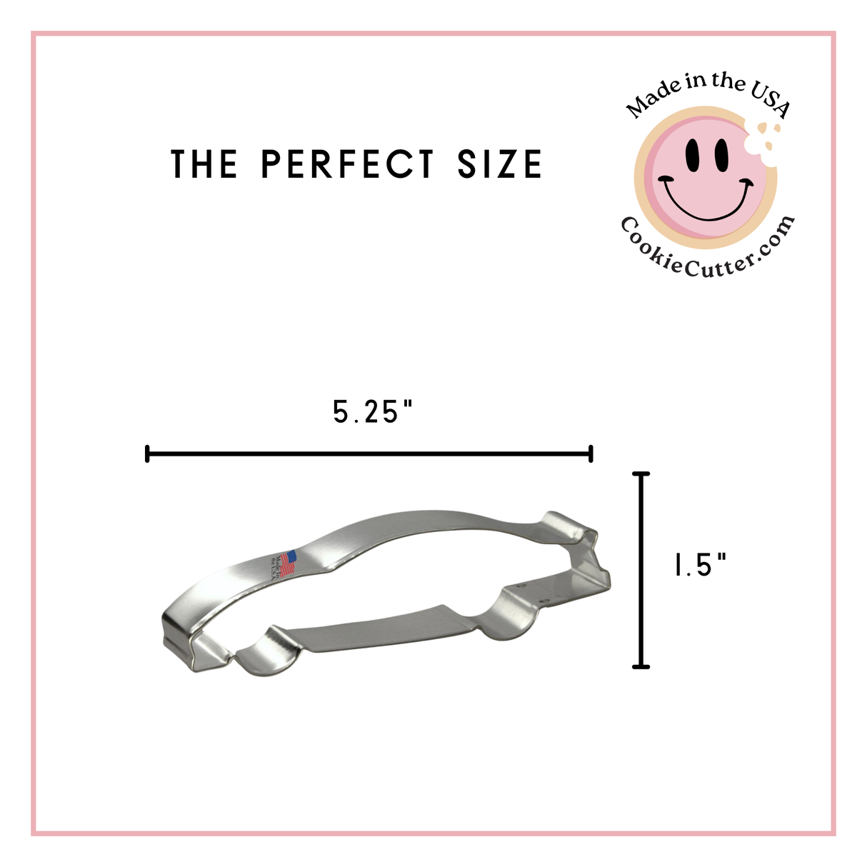 Race Car Cookie Cutter 5.25 in B1387