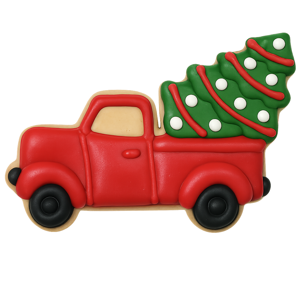 Truck with Tree Cookie Cutter 5 in B1388