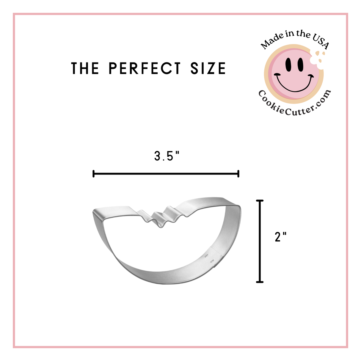 Watermelon Cookie Cutter 3.5 in B1409