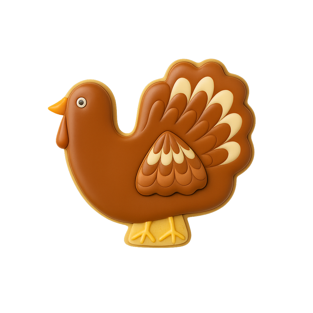 Turkey Cookie Cutter 5.75 in B1423