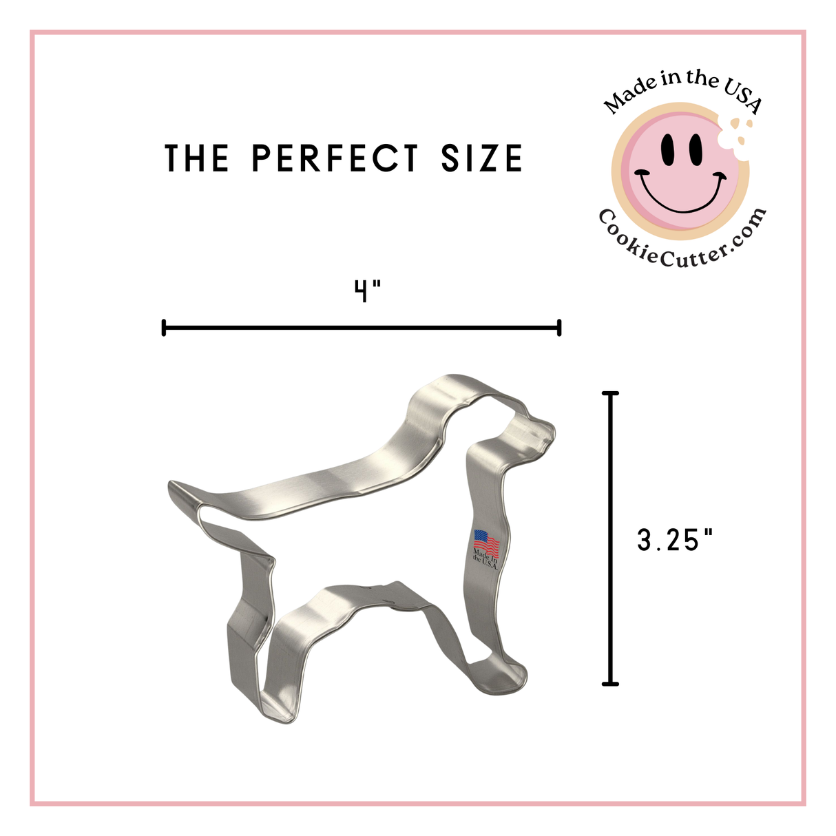 Labrador Retriever Dog Cookie Cutter 4 in B1494