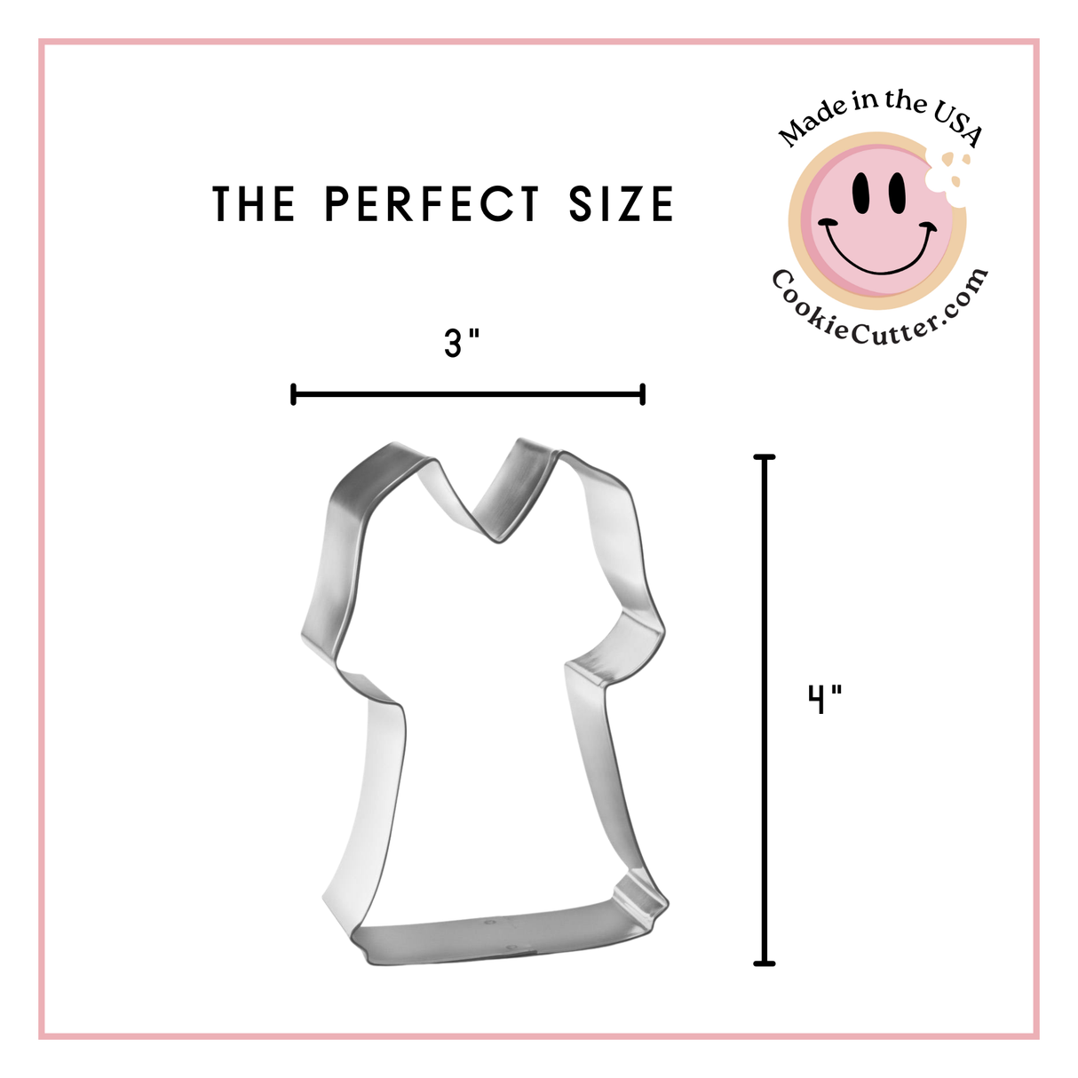 Nurse Scrubs Cookie Cutter 4 in B1498