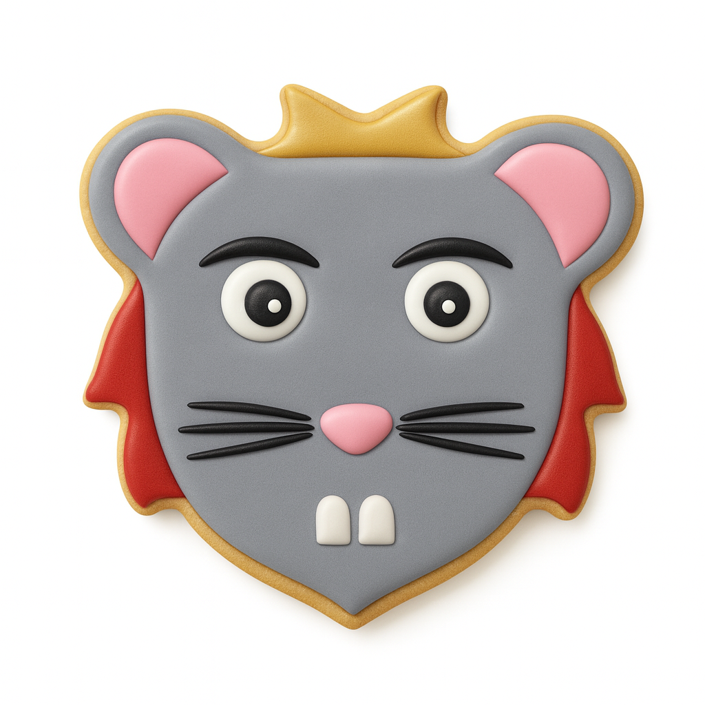 Lion Face Cookie Cutter 4 in B1569