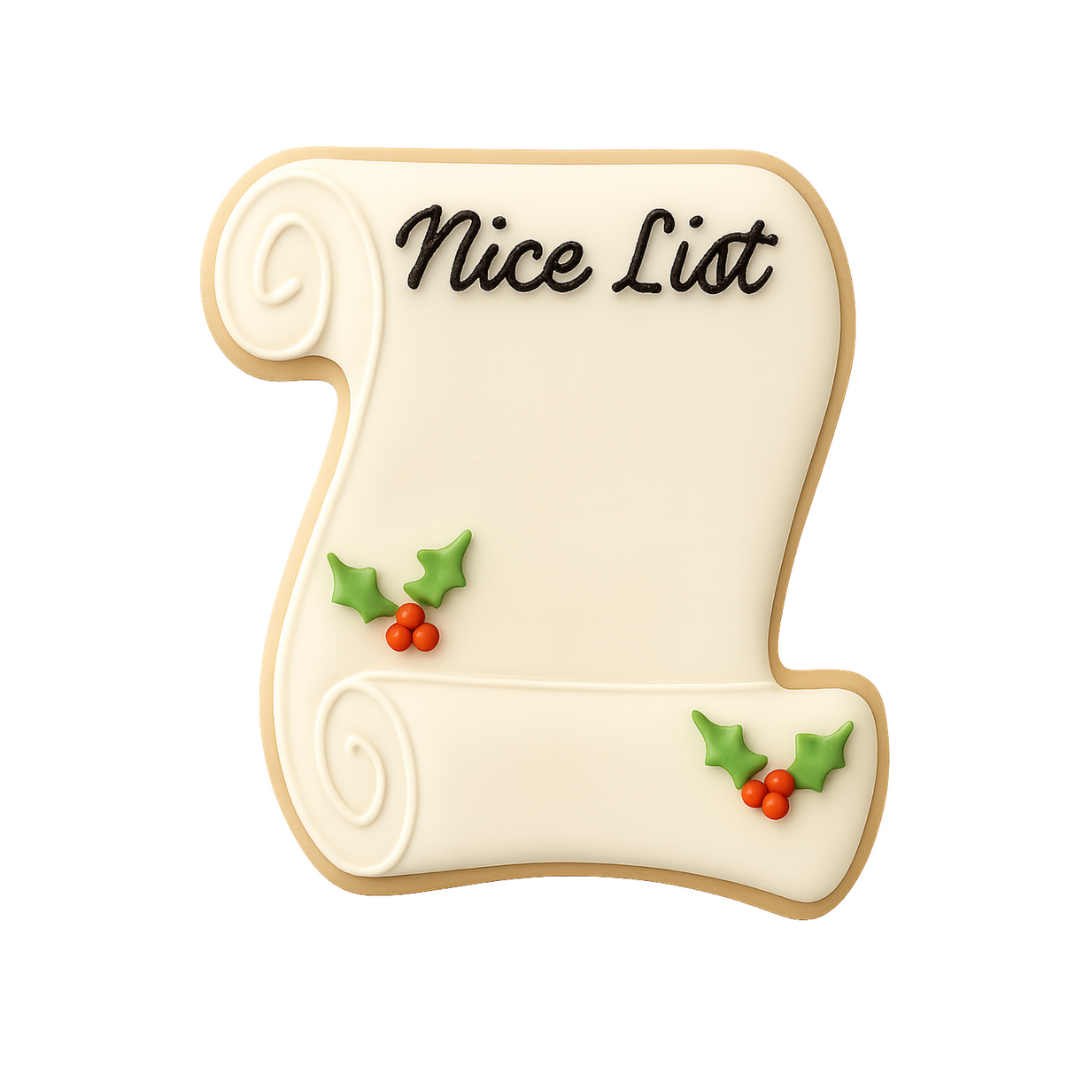 Scroll - Letter Cookie Cutter 4 in B1570