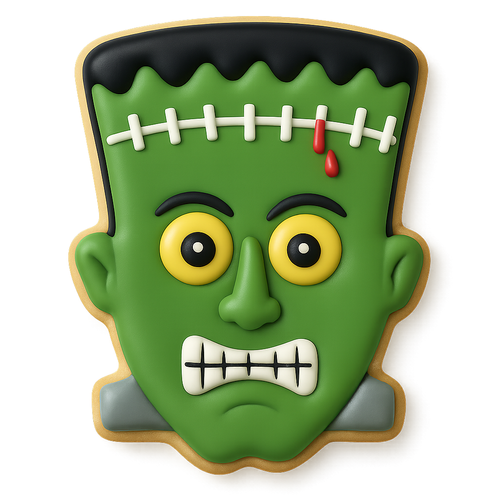 Monster Head Cookie Cutter 3.75 in B1581